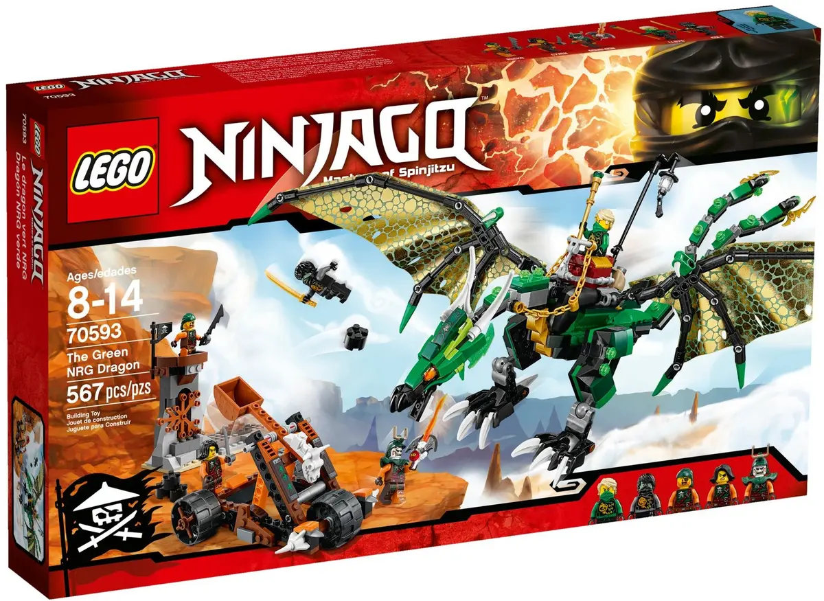 LEGO Ninjago 70593 The Green NRG Dragon set, image 2