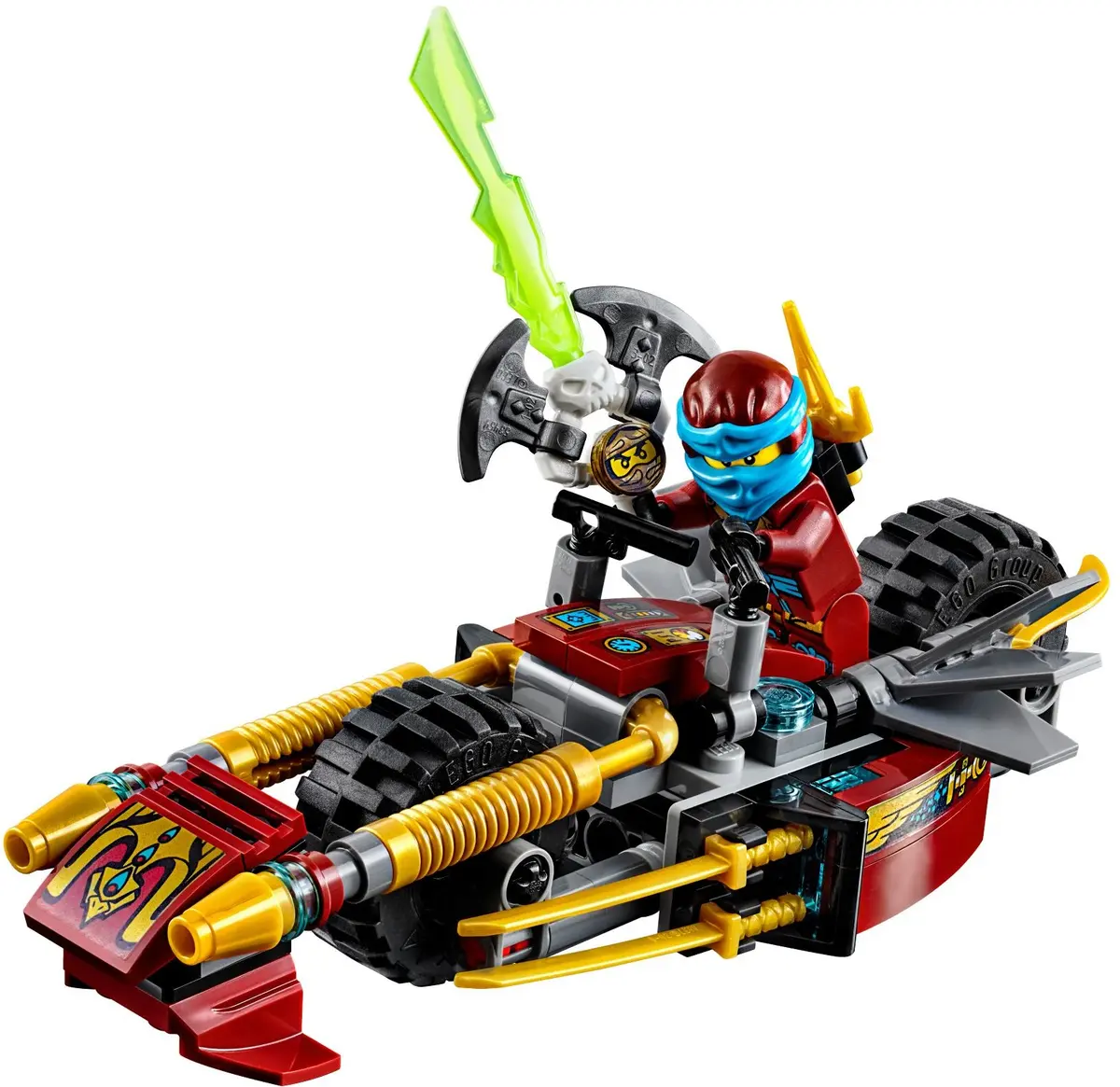 LEGO Ninjago 70600 Ninja Bike Chase set, image 3