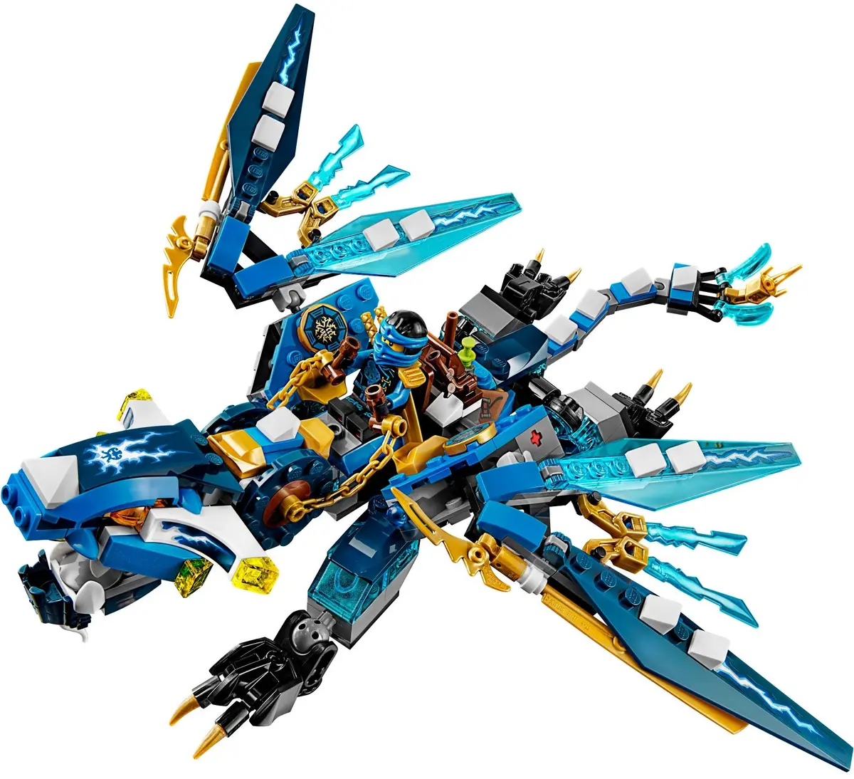 LEGO Ninjago 70602 Jay's Elemental Dragon set, image 4