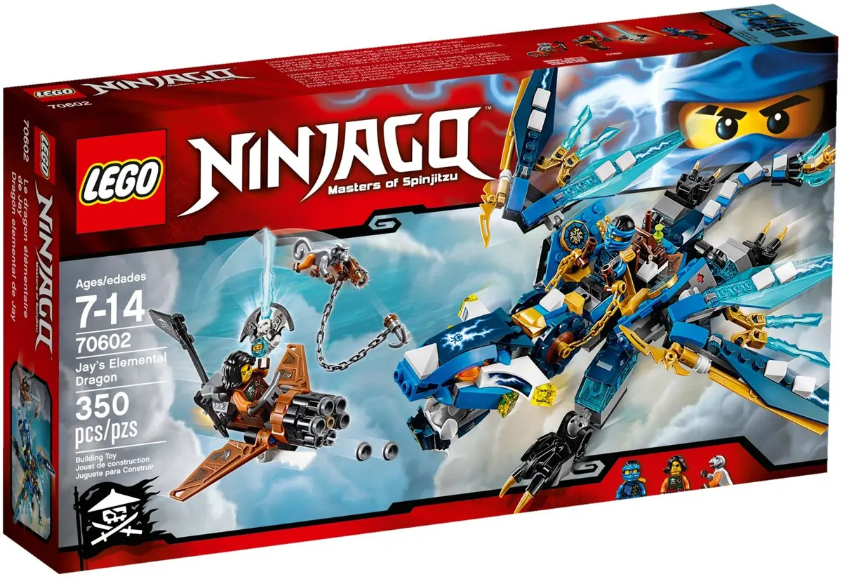 LEGO Ninjago 70602 Jay's Elemental Dragon set, image 2