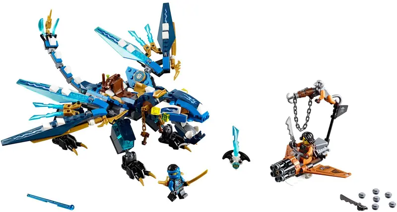 LEGO Ninjago 70602 Jay's Elemental Dragon set