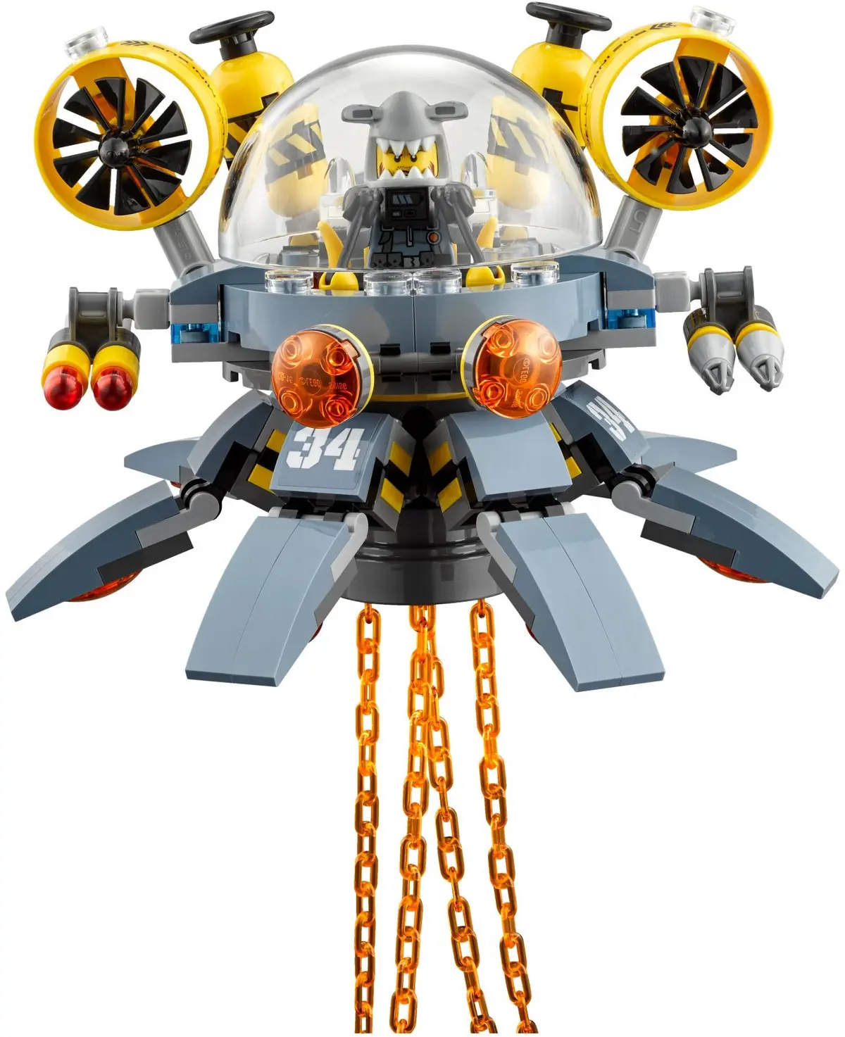 LEGO The LEGO Ninjago Movie 70610 Flying Jelly Sub set, image 5