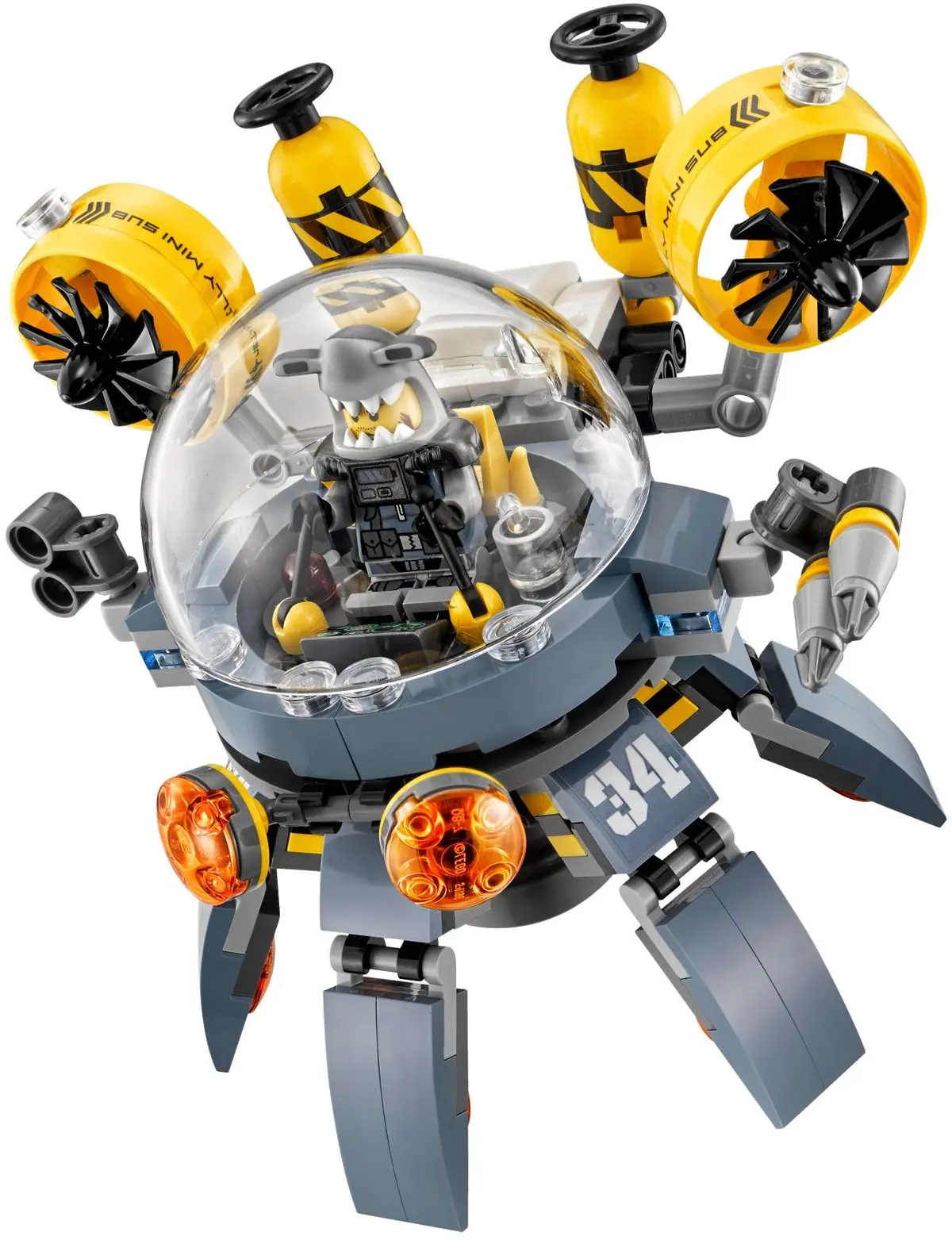 LEGO The LEGO Ninjago Movie 70610 Flying Jelly Sub set, image 3