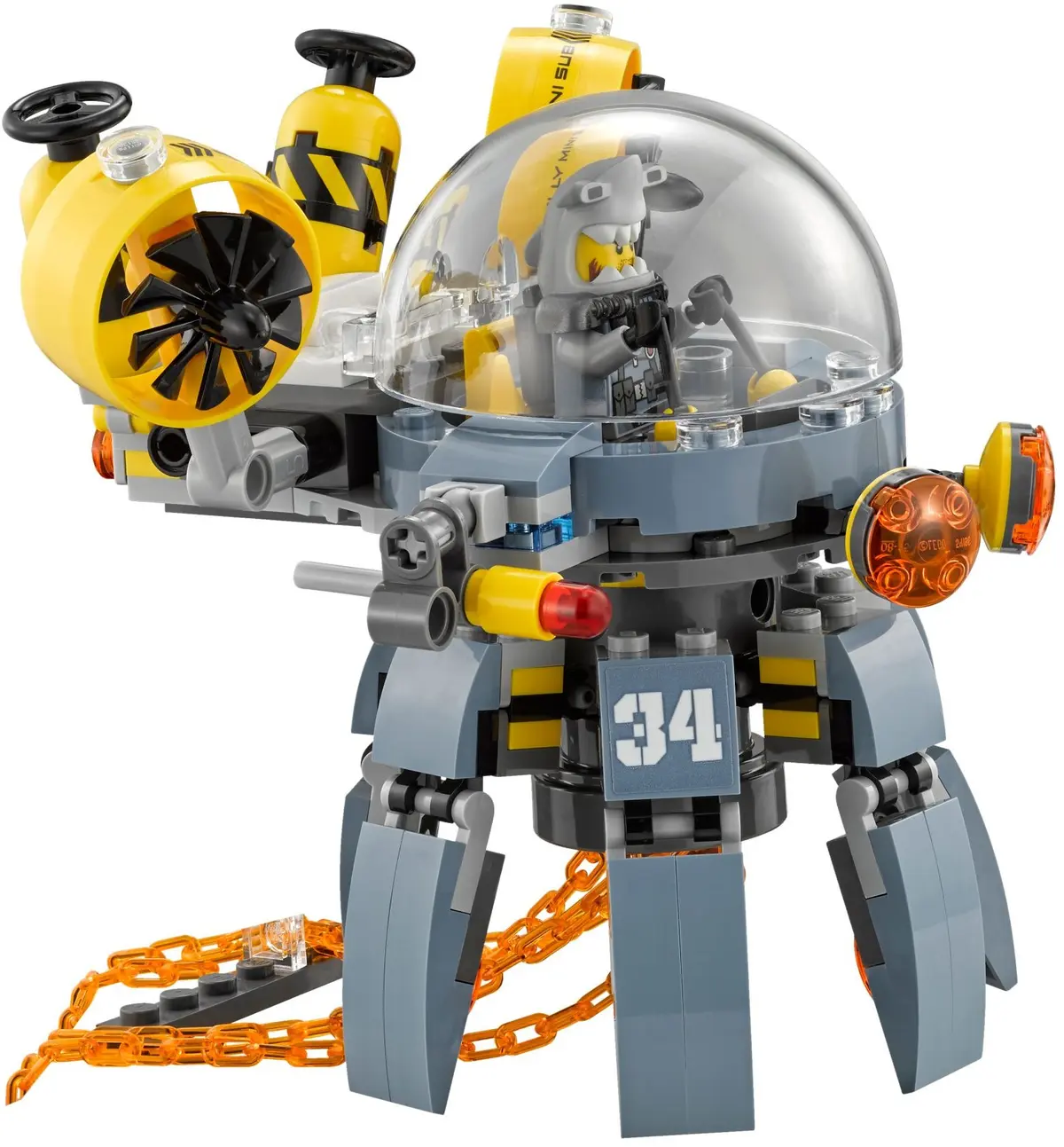 LEGO The LEGO Ninjago Movie 70610 Flying Jelly Sub set, image 7