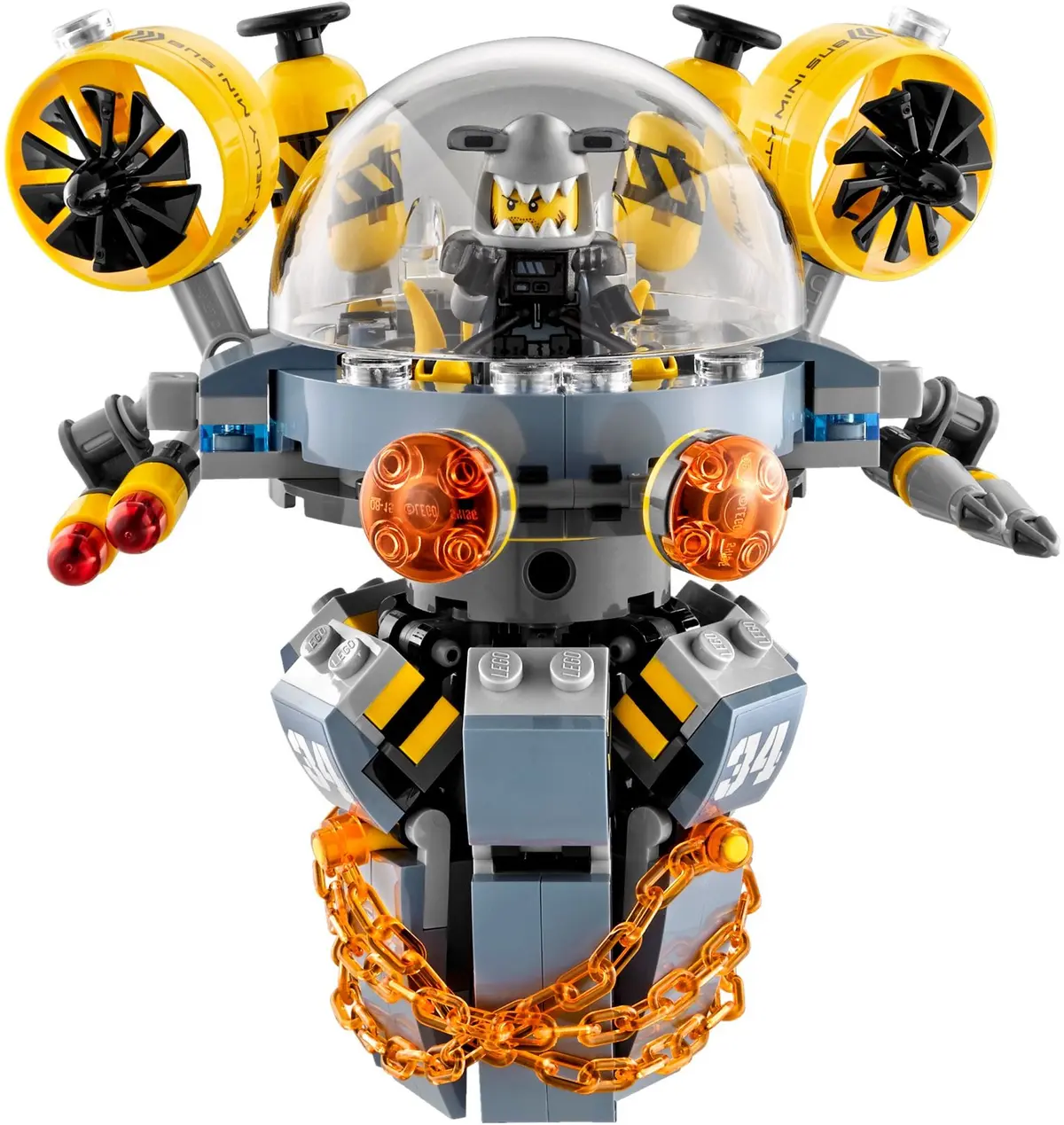 LEGO The LEGO Ninjago Movie 70610 Flying Jelly Sub set, image 4