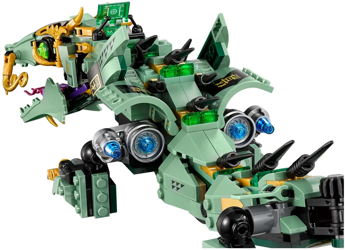 LEGO The LEGO Ninjago Movie 70612 Green Ninja Mech Dragon set, image 8