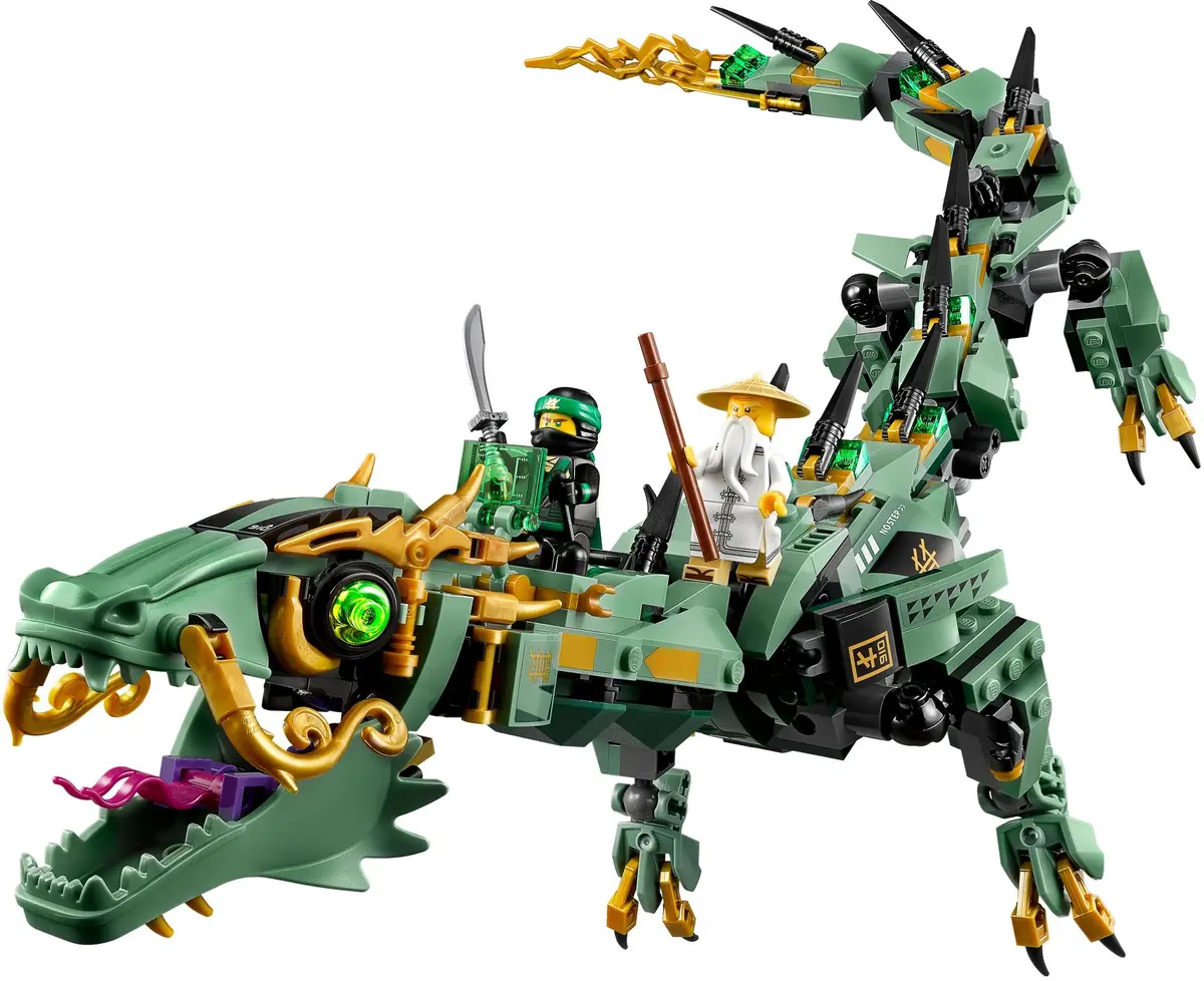 LEGO The LEGO Ninjago Movie 70612 Green Ninja Mech Dragon set, image 4