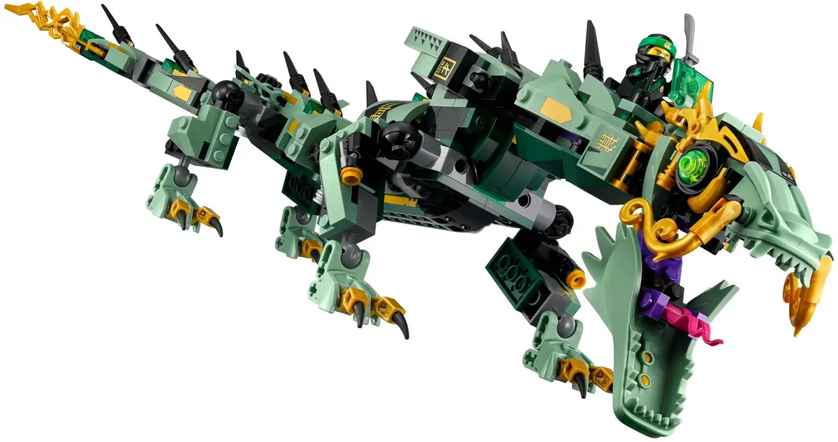 LEGO The LEGO Ninjago Movie 70612 Green Ninja Mech Dragon set, image 6