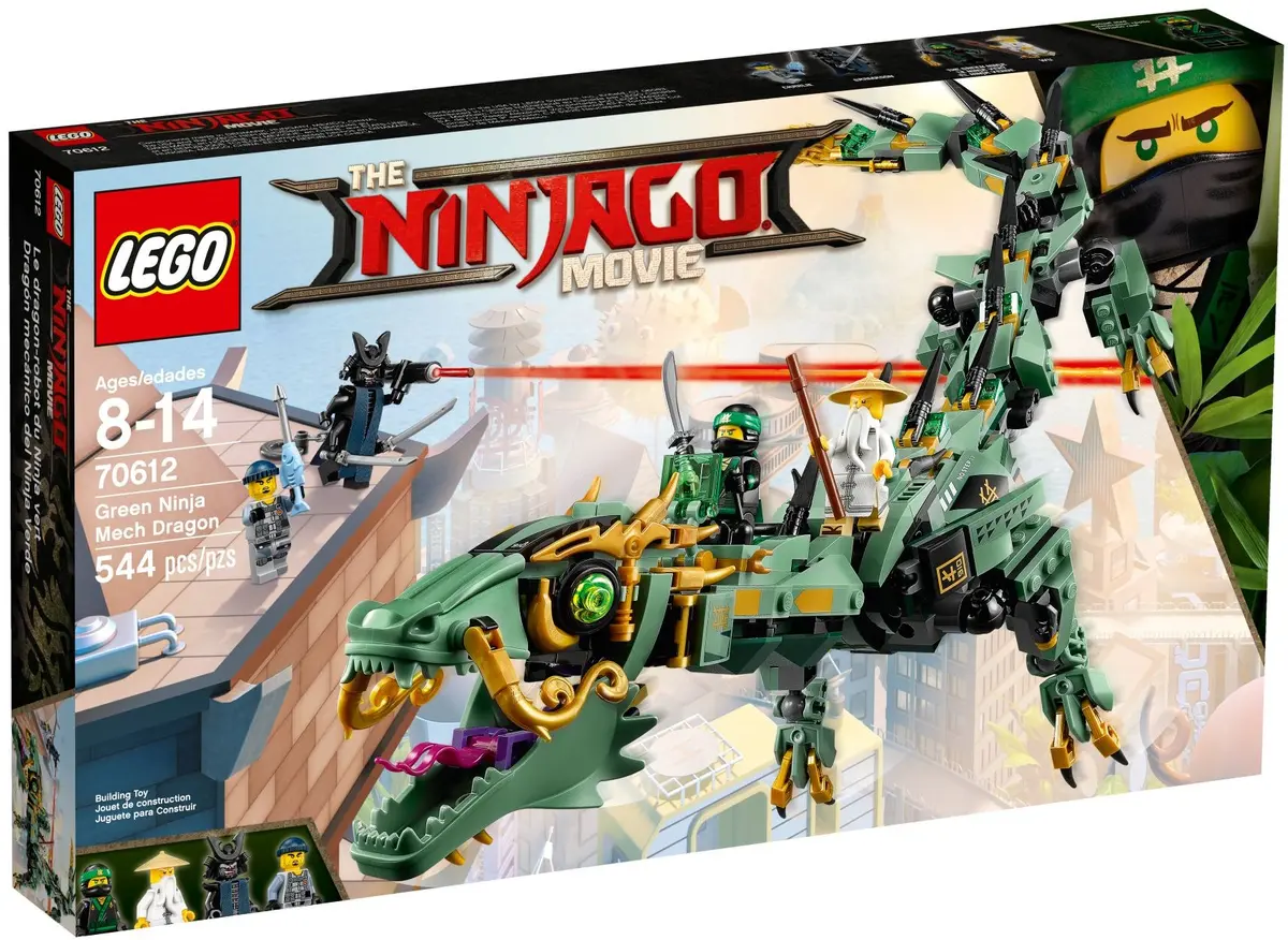 LEGO The LEGO Ninjago Movie 70612 Green Ninja Mech Dragon set, image 2