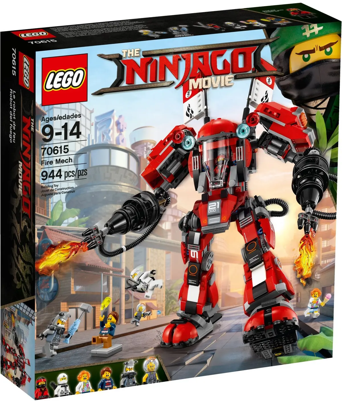 LEGO The LEGO Ninjago Movie 70615 Fire Mech set, image 2