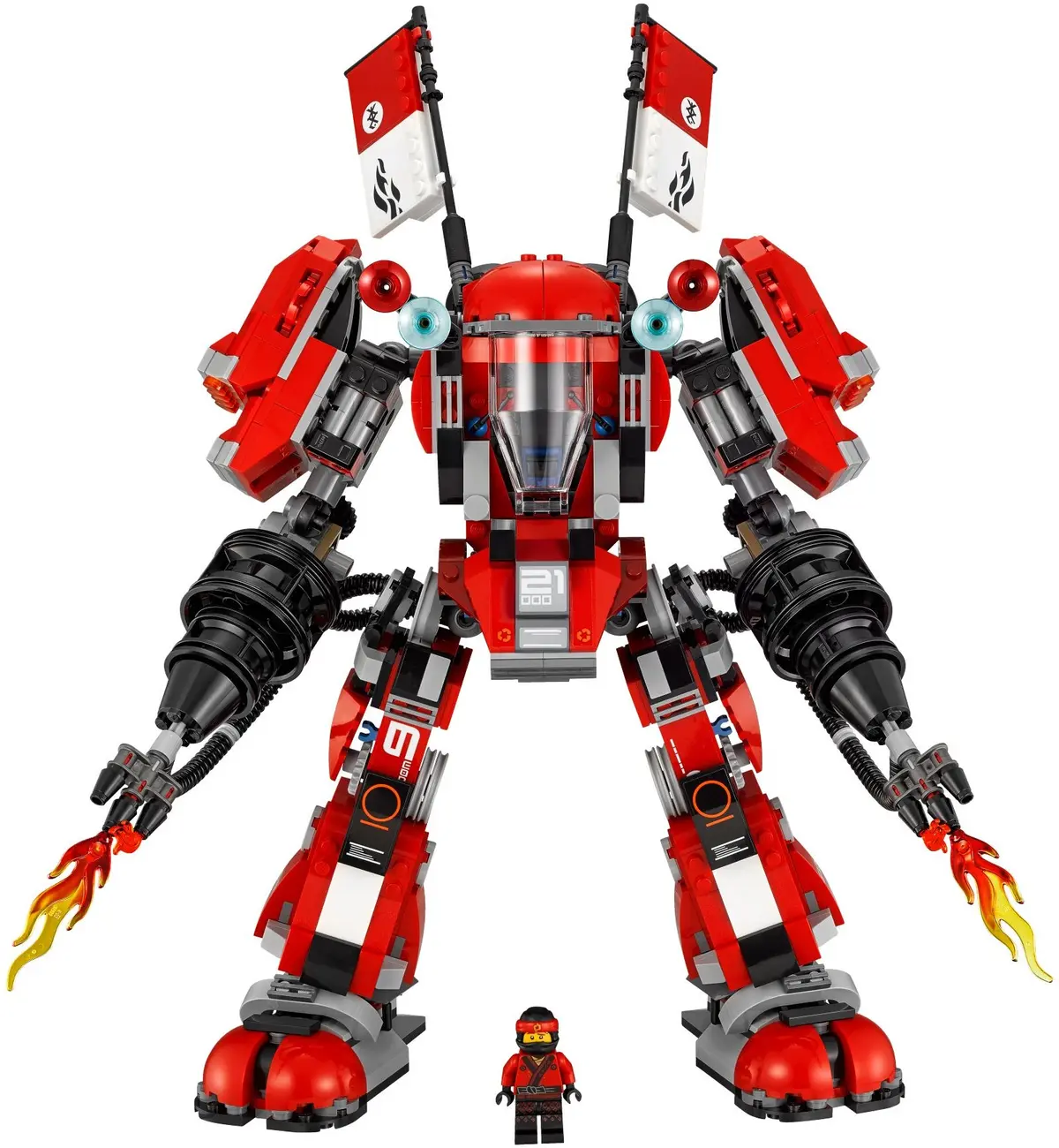 LEGO The LEGO Ninjago Movie 70615 Fire Mech set, image 9