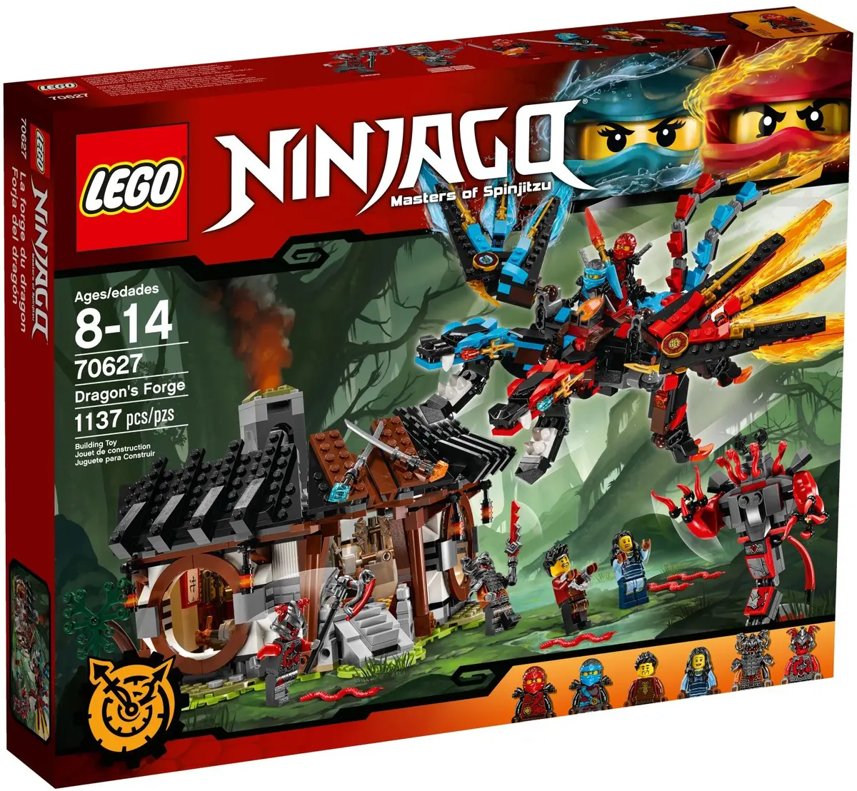 LEGO Ninjago 70627 Dragon's Forge set, image 2