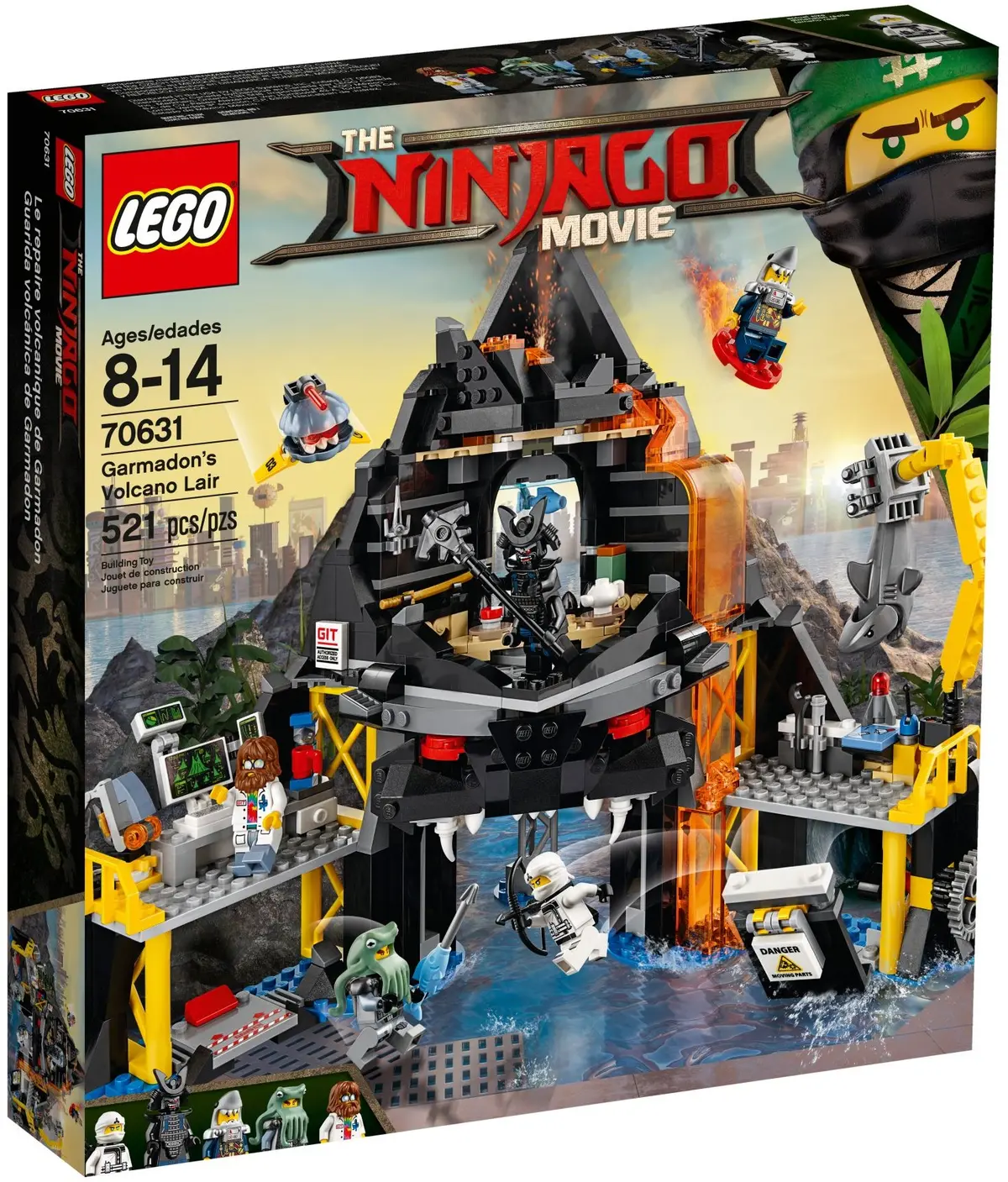 LEGO The LEGO Ninjago Movie 70631 Garmadon's Volcano Lair set, image 2