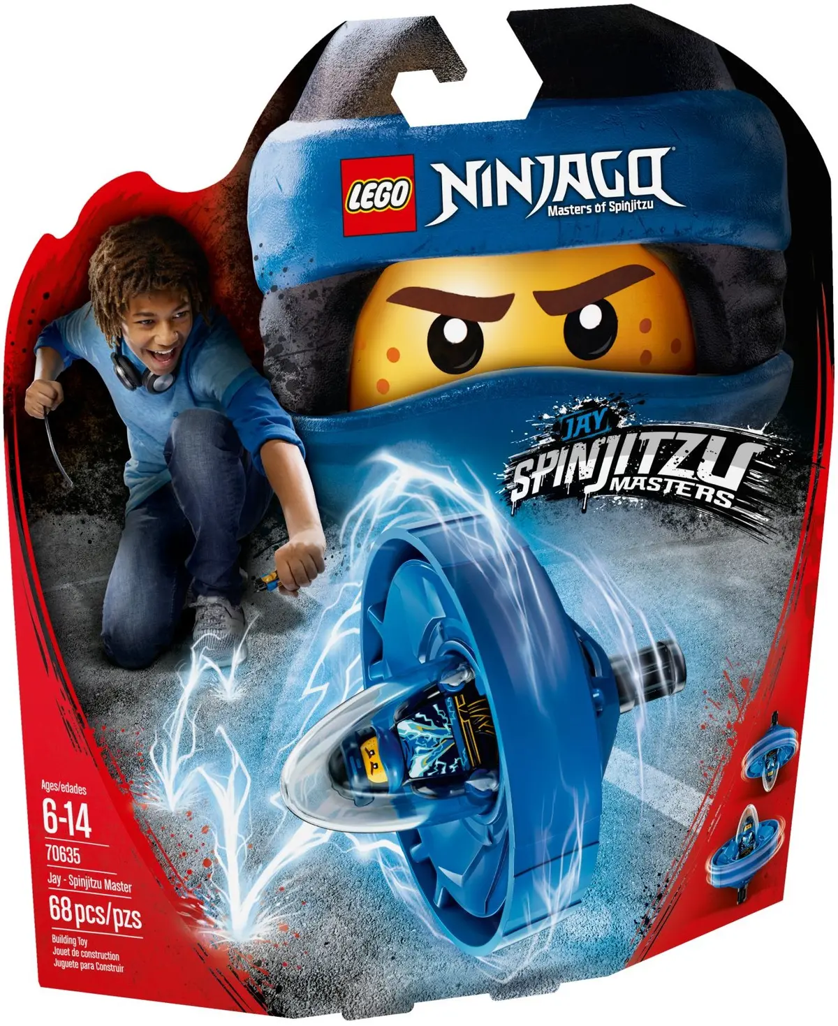 LEGO Ninjago 70635 Jay - Spinjitzu Master set, image 2