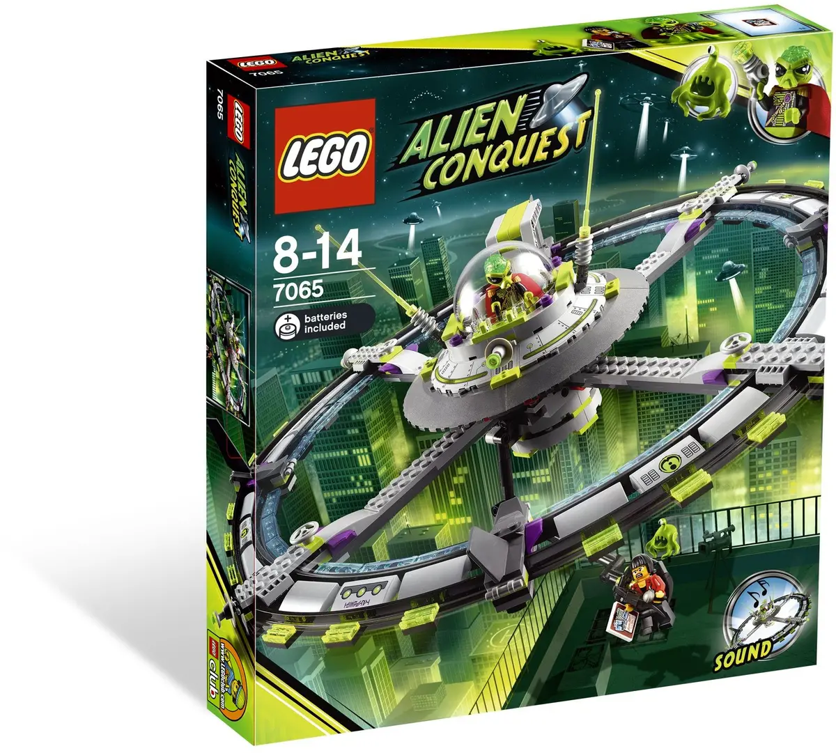 LEGO Space 7065 Alien Mothership set, image 8