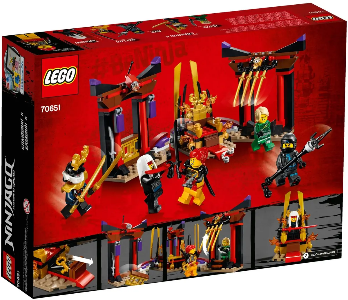 LEGO Ninjago 70651 Throne Room Showdown set, image 6
