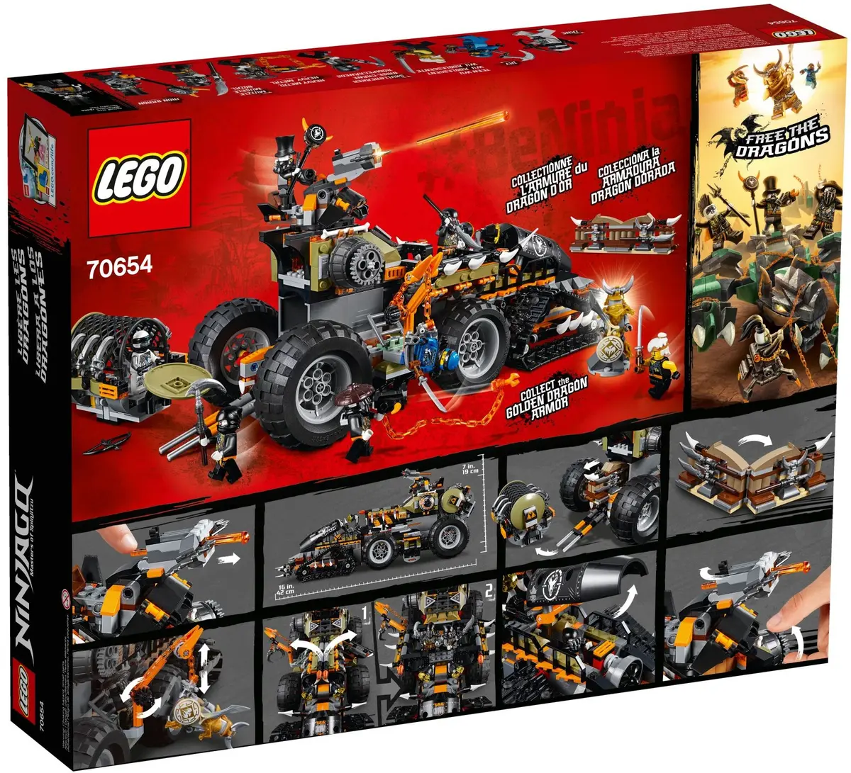 LEGO Ninjago 70654 Dieselnaut set, image 6