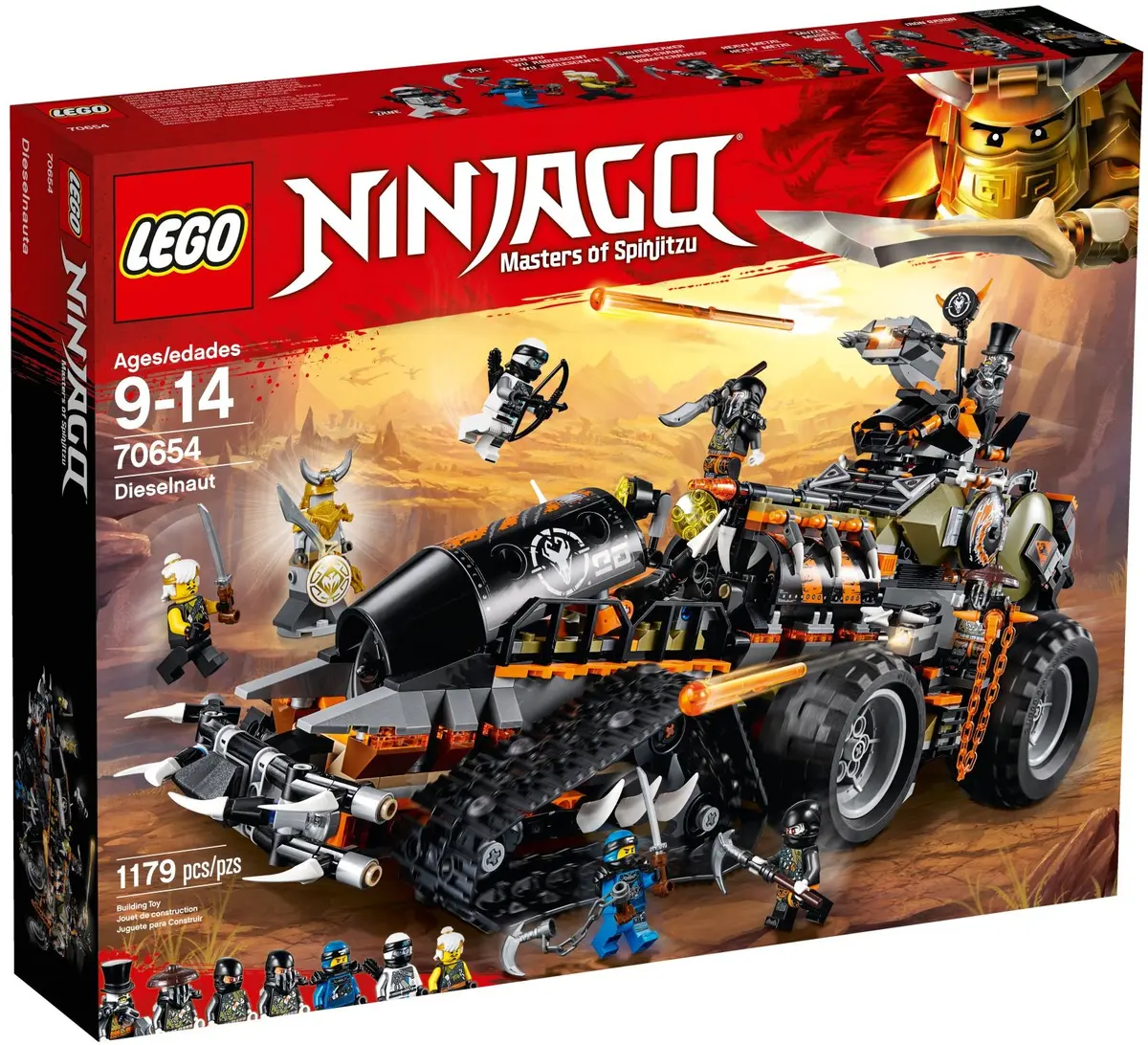 LEGO Ninjago 70654 Dieselnaut set, image 2