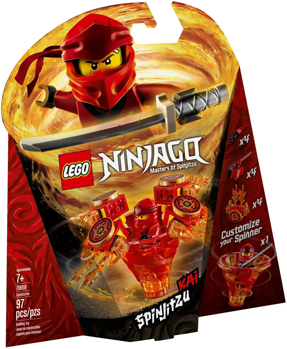 LEGO Ninjago 70659 Spinjitzu Kai set, image 2
