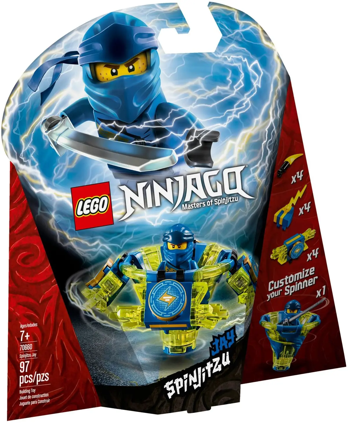 LEGO Ninjago 70660 Spinjitzu Jay set, image 2