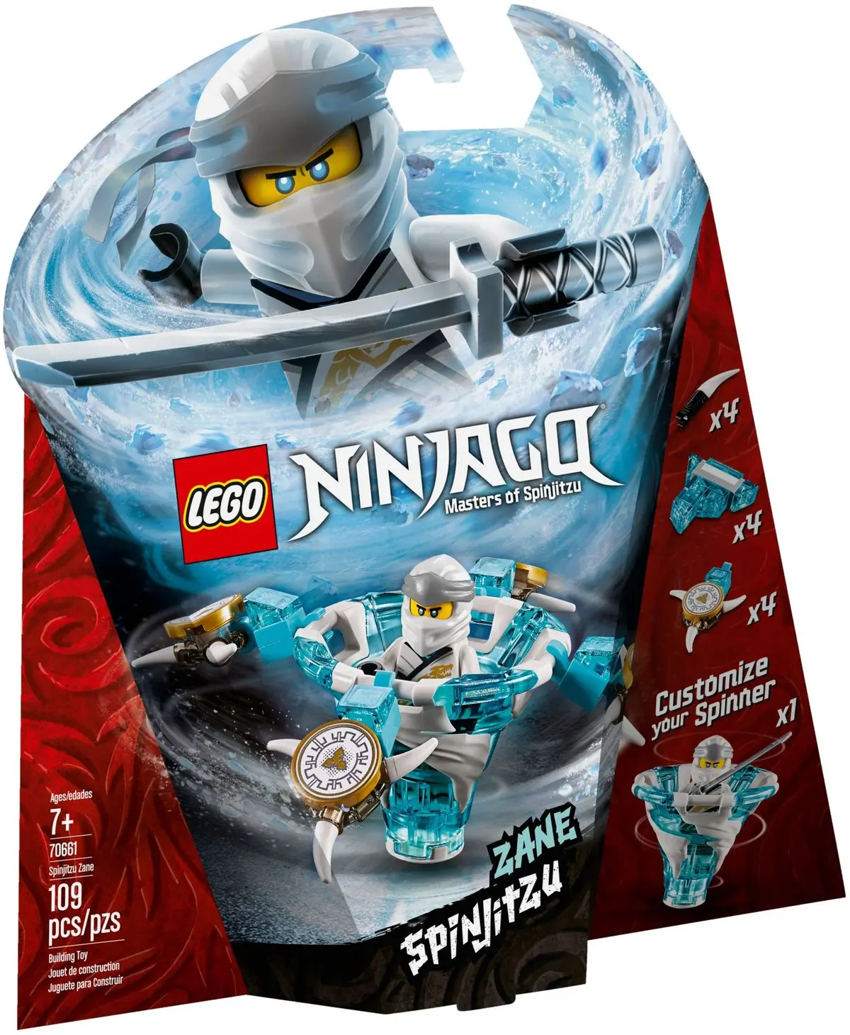 LEGO Ninjago 70661 Spinjitzu Zane set, image 2