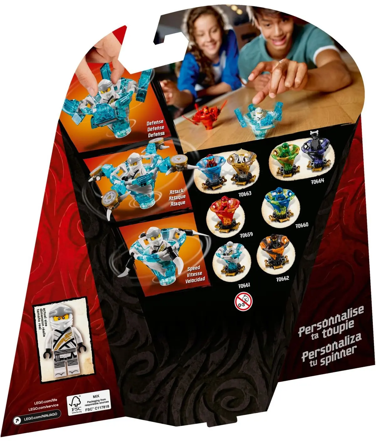 LEGO Ninjago 70661 Spinjitzu Zane set, image 5
