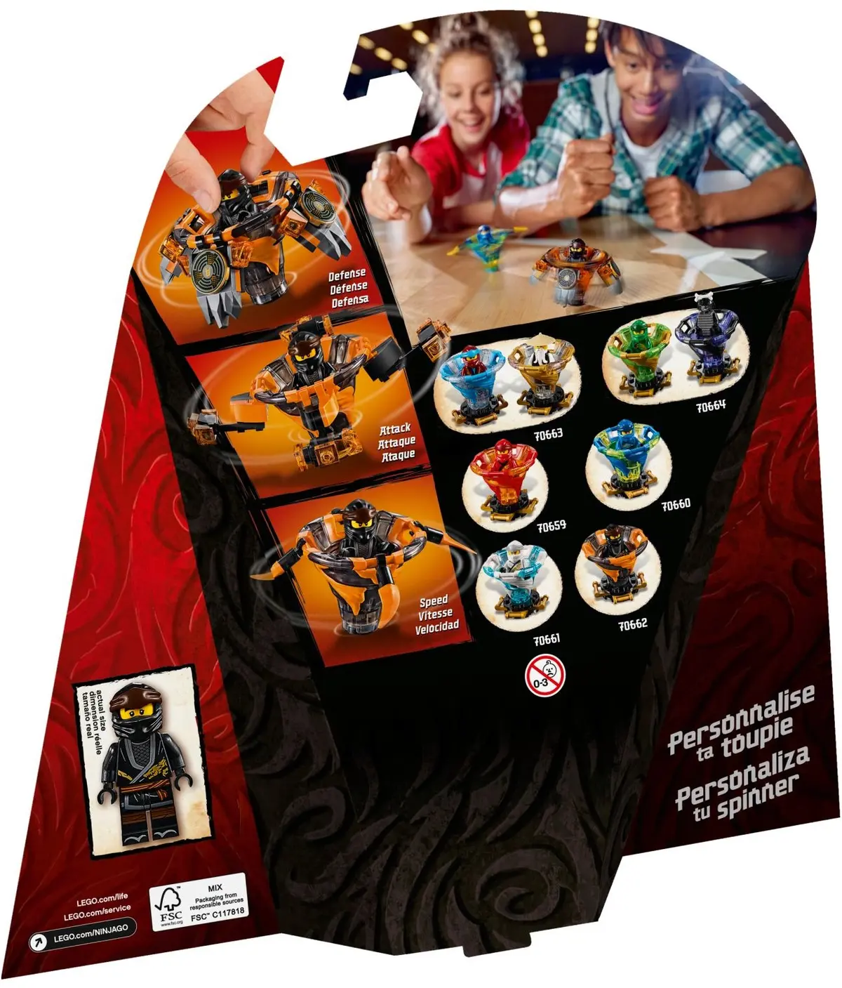 LEGO Ninjago 70662 Spinjitzu Cole set, image 5