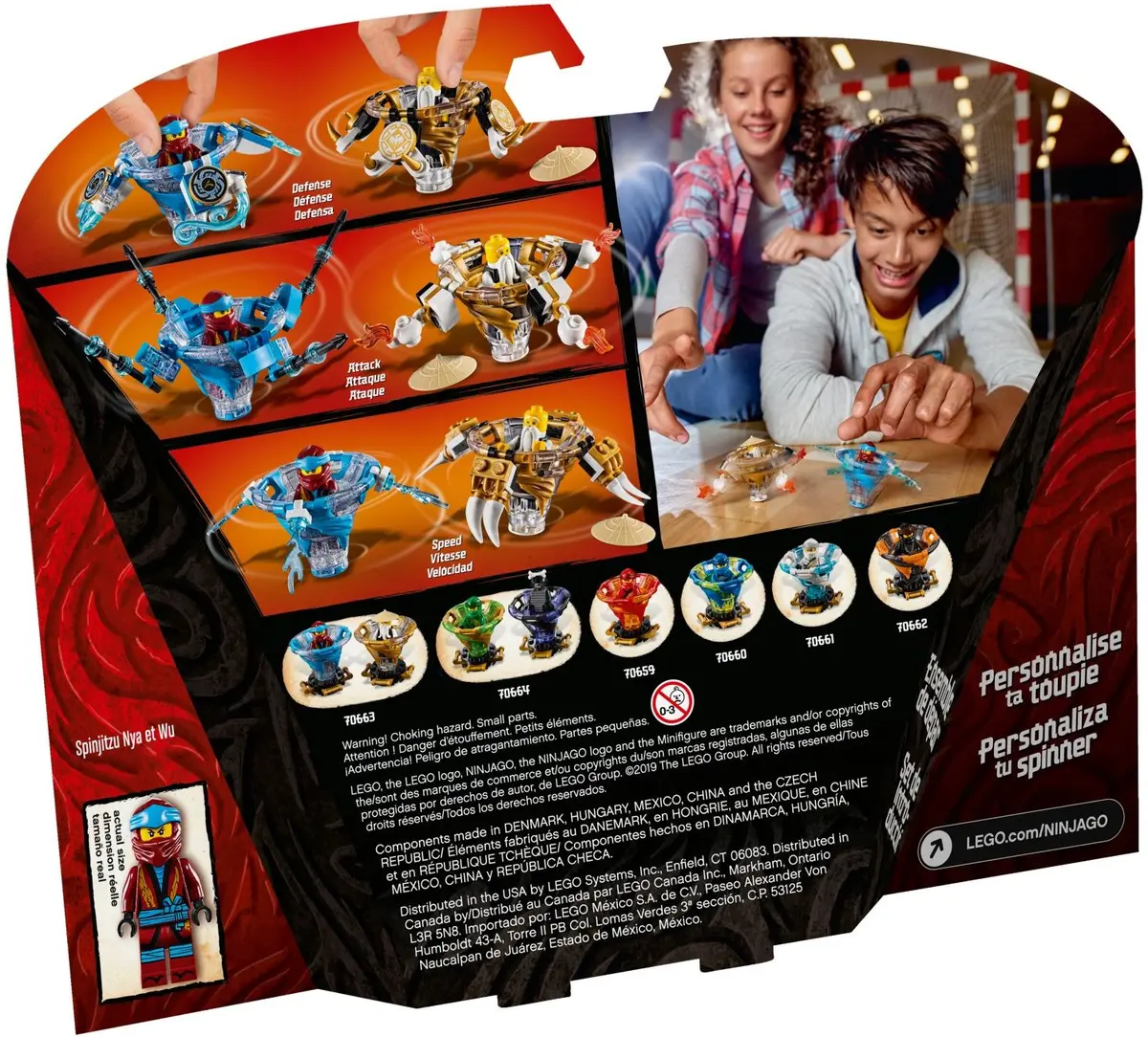 LEGO Ninjago 70663 Spinjitzu Nya & Wu set, image 5