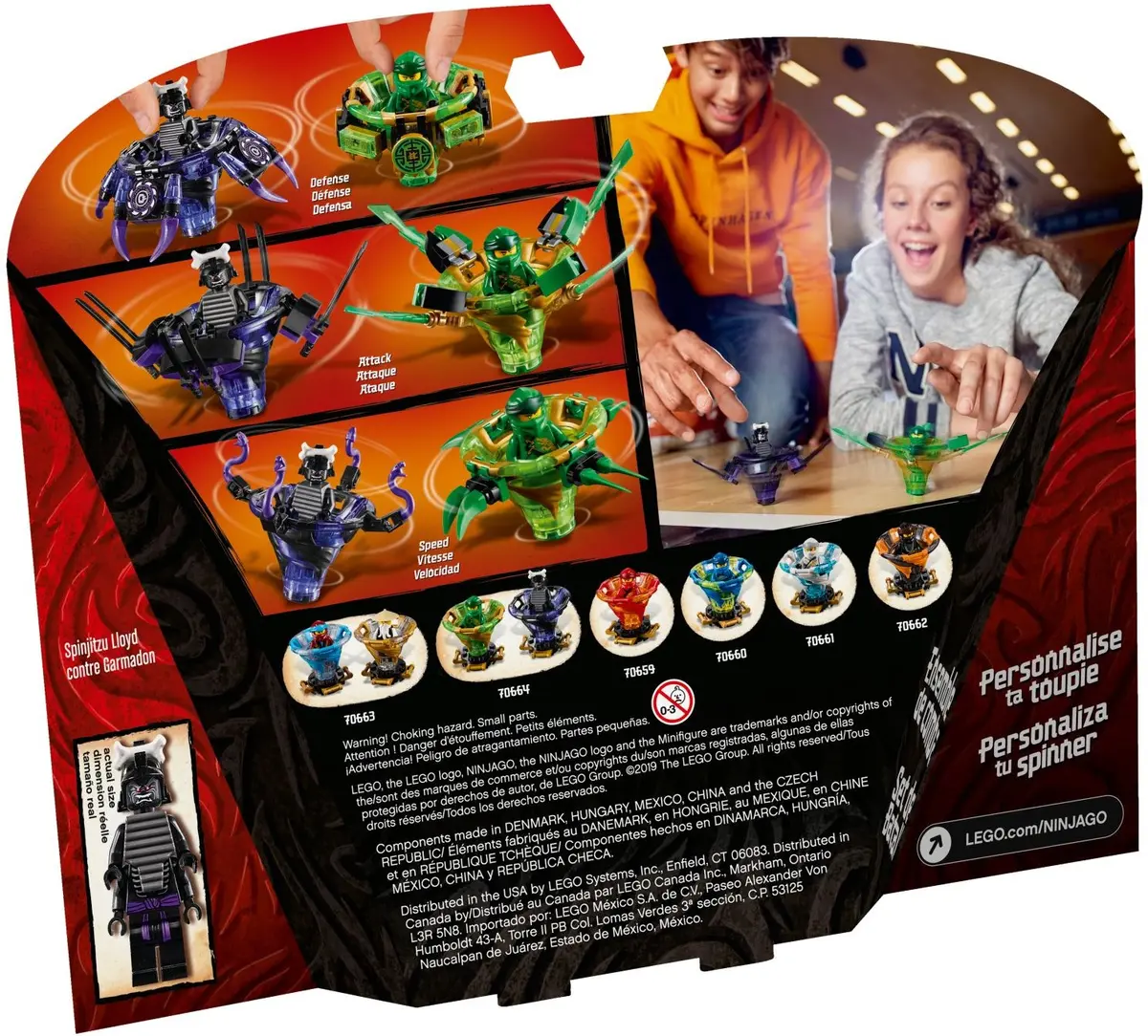 LEGO Ninjago 70664 Spinjitzu Lloyd vs. Garmadon set, image 5