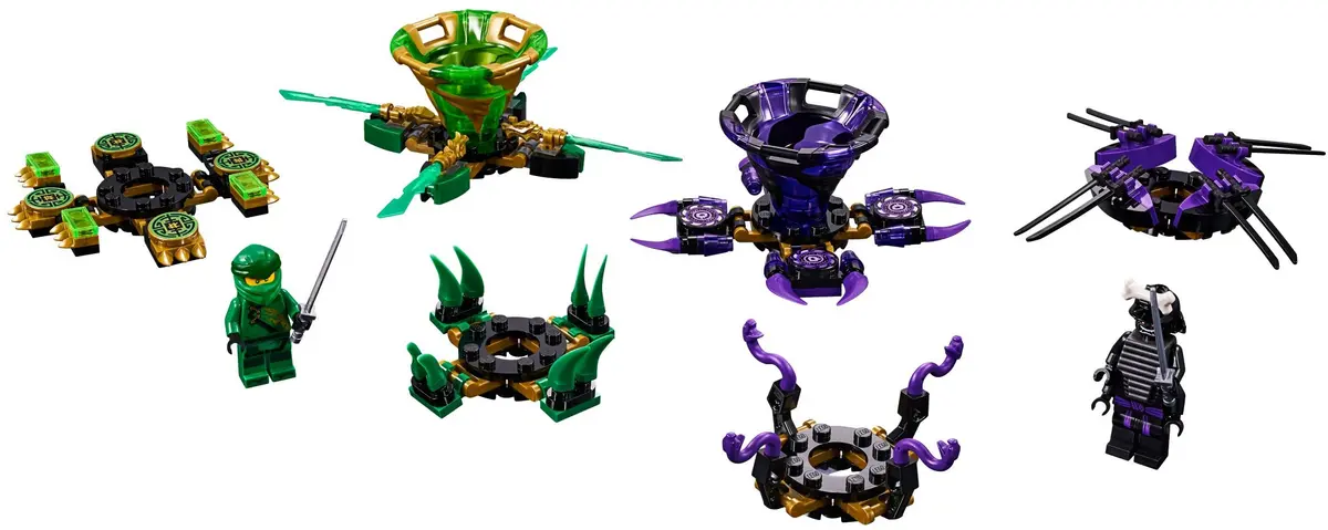 LEGO Ninjago 70664 Spinjitzu Lloyd vs. Garmadon set