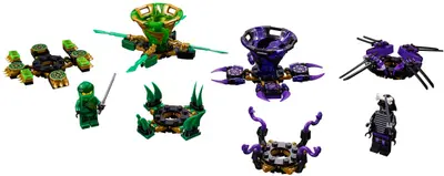 LEGO Ninjago 70664 Spinjitzu Lloyd vs. Garmadon set