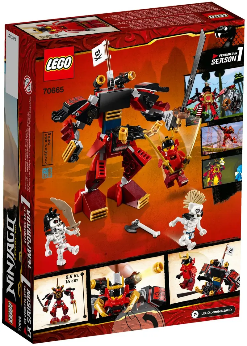 LEGO Ninjago 70665 The Samurai Mech set, image 5