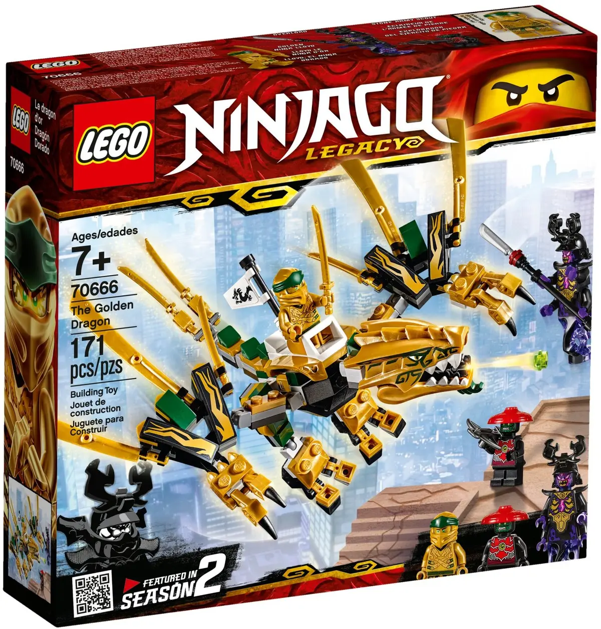 LEGO Ninjago 70666 The Golden Dragon set, image 2