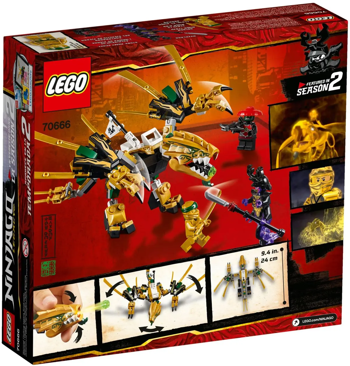 LEGO Ninjago 70666 The Golden Dragon set, image 5