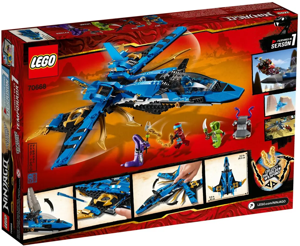 LEGO Ninjago 70668 Jay's Storm Fighter set, image 5