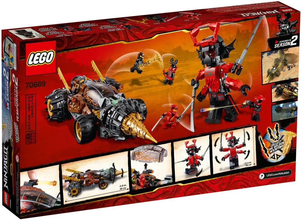 LEGO Ninjago 70669 Cole's Earth Driller set, image 5