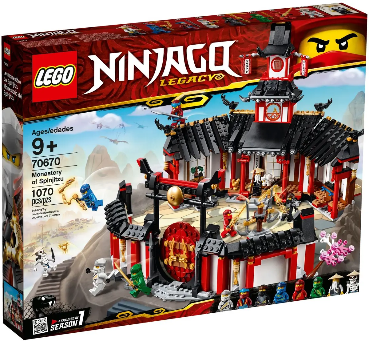 LEGO Ninjago 70670 Monastery of Spinjitzu set, image 2