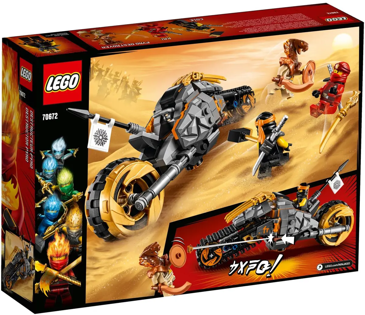 LEGO Ninjago 70672 Cole's Dirt Bike set, image 3