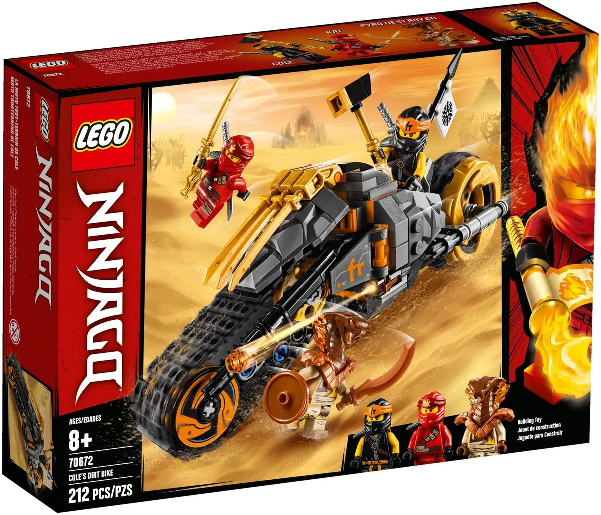 LEGO Ninjago 70672 Cole's Dirt Bike set, image 2