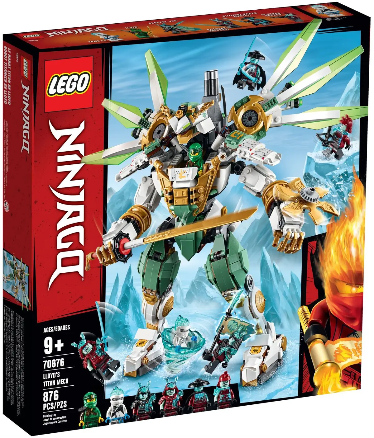 LEGO Ninjago 70676 Lloyd's Titan Mech set, image 2