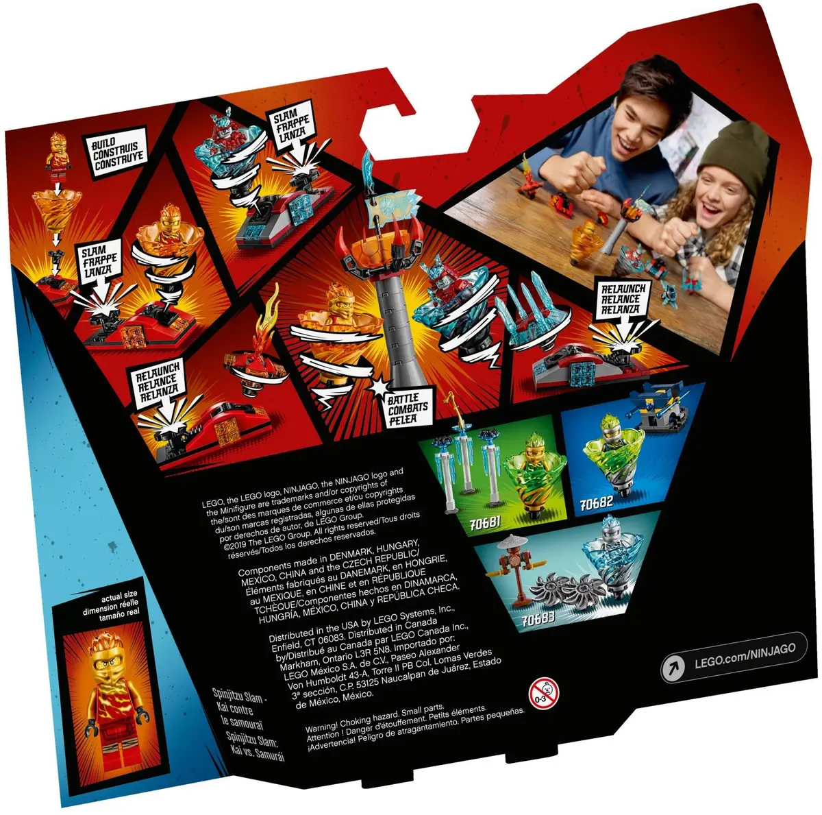 LEGO Ninjago 70684 Spinjitzu Slam - Kai vs. Samurai set, image 5