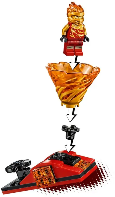 LEGO Ninjago 70684 Spinjitzu Slam - Kai vs. Samurai set, image 4