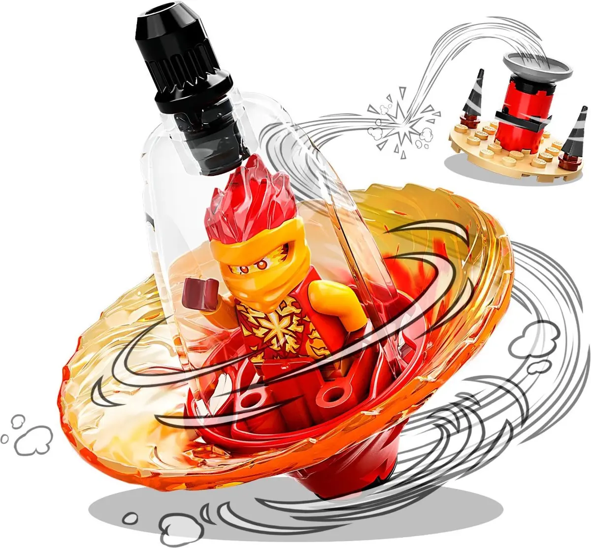 LEGO Ninjago 70688 Kai's Spinjitzu Ninja Training set, image 3