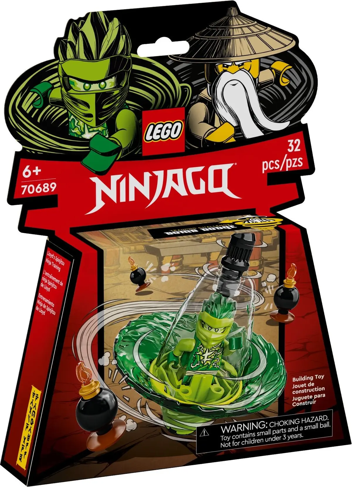 LEGO Ninjago 70689 Lloyd's Spinjitzu Ninja Training set, image 2