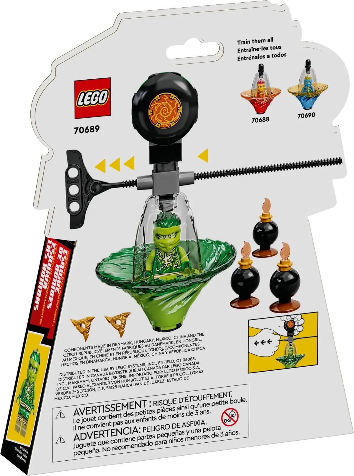 LEGO Ninjago 70689 Lloyd's Spinjitzu Ninja Training set, image 3