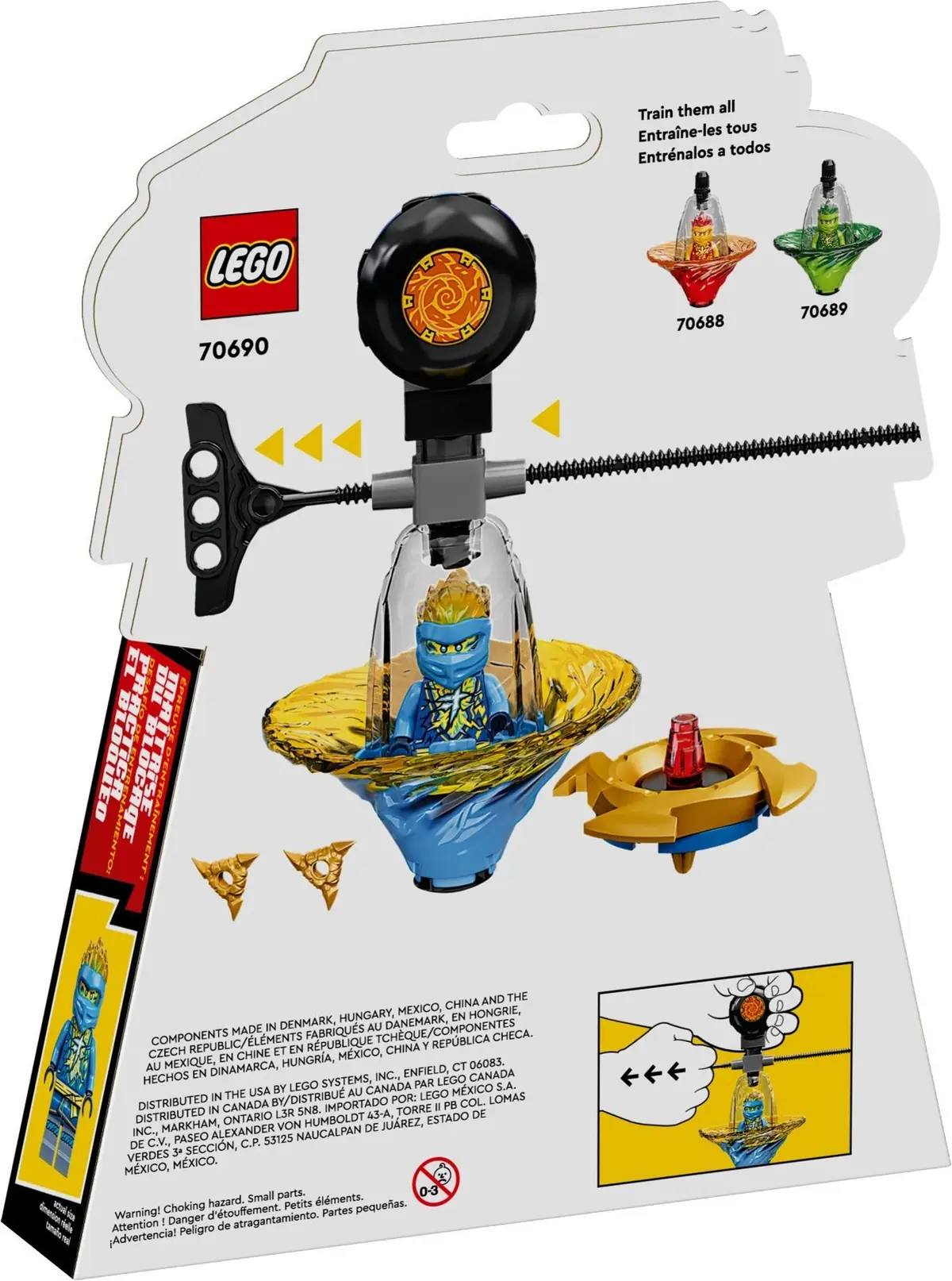LEGO Ninjago 70690 Jay's Spinjitzu Ninja Training set, image 5