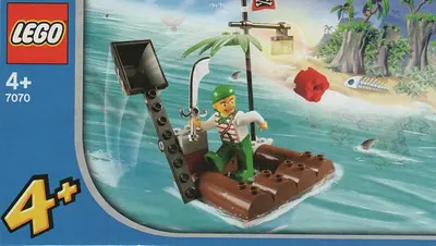 LEGO 4 Juniors 7070 Catapult Raft set