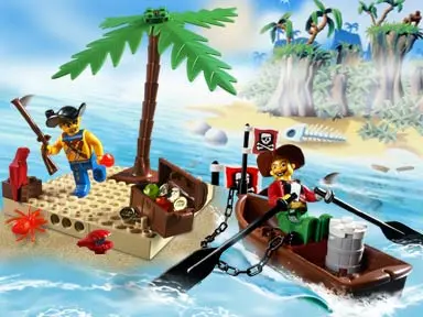 LEGO 4 Juniors 7071 Treasure Island set