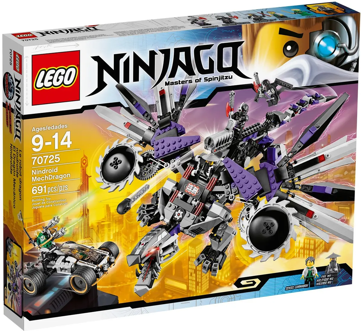 LEGO Ninjago 70725 Nindroid MechDragon set, image 2