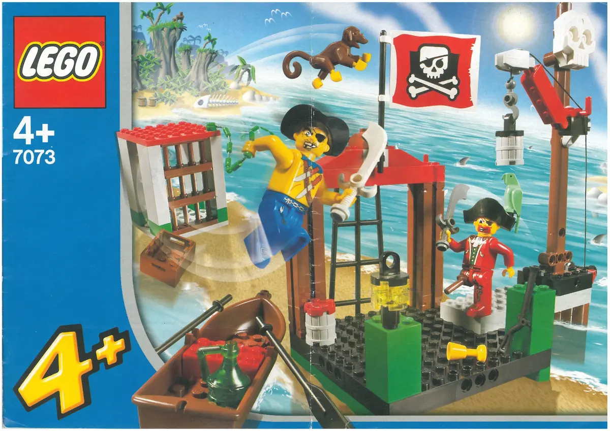 LEGO 4 Juniors 7073 Pirate Dock set